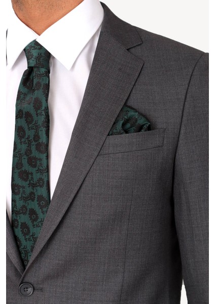 Erkek Füme Regular Fit Takım Elbise fırsatları