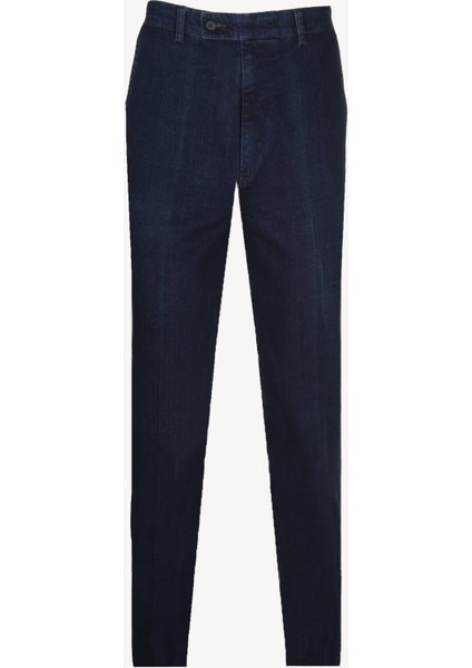 Erkek Lacivert Regular Fit Spor Kot Pantolon
