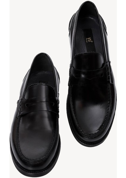 Erkek Siyah Klasik Bağcıksız Ayakkabı fiyatları