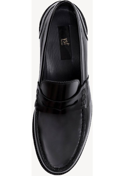Erkek Siyah Klasik Bağcıksız Ayakkabı fırsatları
