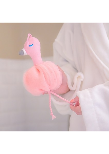 Flamingo Bubble Ball Banyo Lifi - Pembe (Yurt Dışından)