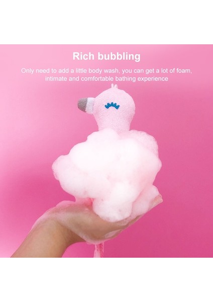 Flamingo Bubble Ball Banyo Lifi - Pembe (Yurt Dışından) fırsatları