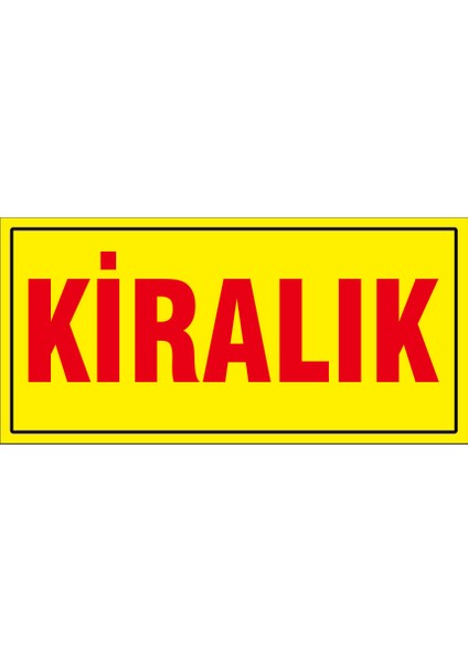 Çağ Ajans Kiralık Kiralık 17X35 cm Etiket