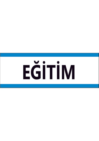 Çağ Ajans Eğitim Sticker 30X10 cm Etiket