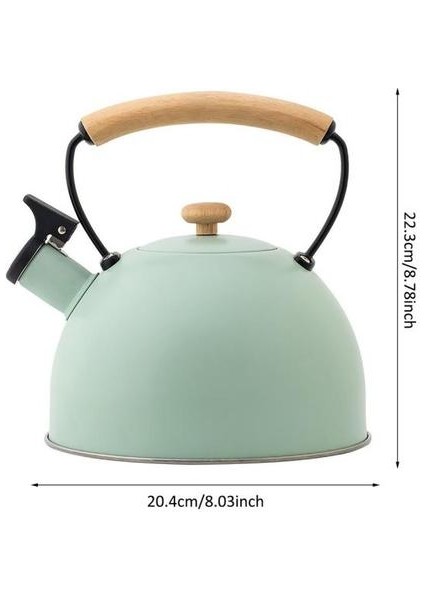 2.5l Islık Su Isıtıcısı Paslanmaz Çelik (Yurt Dışından)