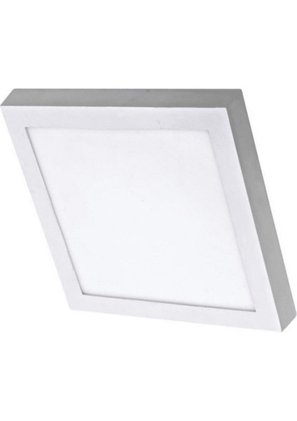 18Watt Sıva Üstü Kare Led Panel Armatür (Beyaz Işık)