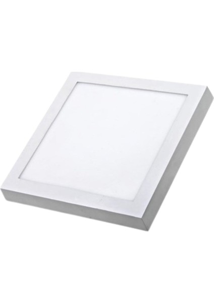 18Watt Sıva Üstü Kare Led Panel Armatür (Beyaz Işık)