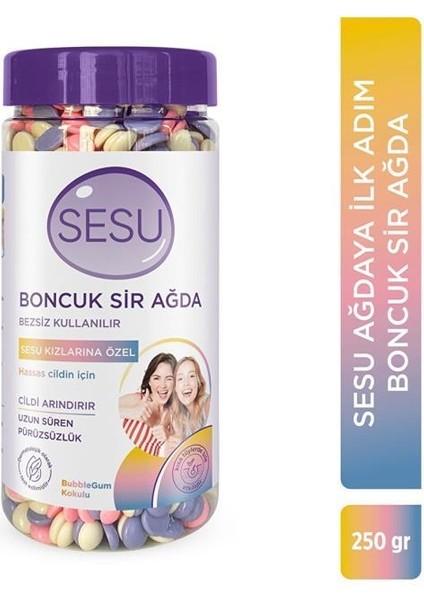 Boncuk Sir Ağda Hassas Bezsiz Kullanım 250 G