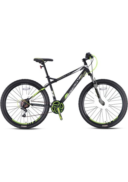 Vortex 4.0 - 26INÇ Mtb - 17 - 21 Vites - V.b. (Papuç Fren) - Mat Siyah-Neon Sarı/gri