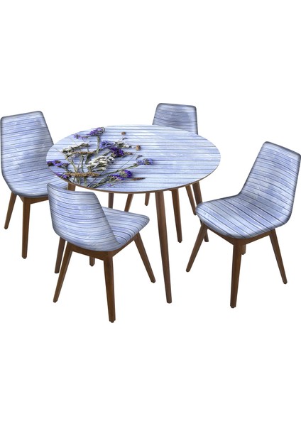 Reconcept Defne Sandalye Yemek Masa Takımı Mutfak Masası Balkon Masası