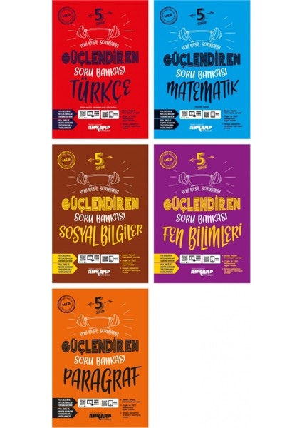 5.Sınıf 5'li Güçlendiren Soru Bankası Seti