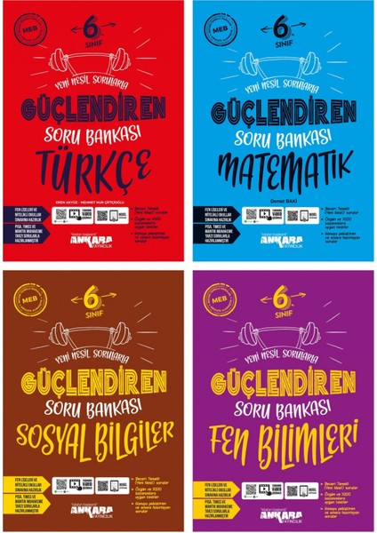 6.Sınıf 4'lü Güçlendiren Soru Bankası Seti