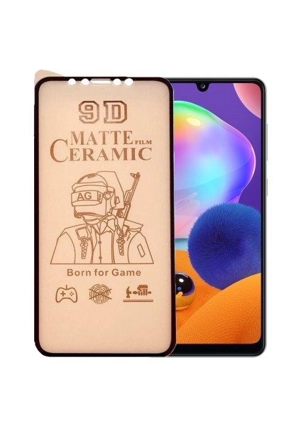 Samsung A31 Ekran Koruyucu 9d Mat Seramik Nano Tam Kaplayan
