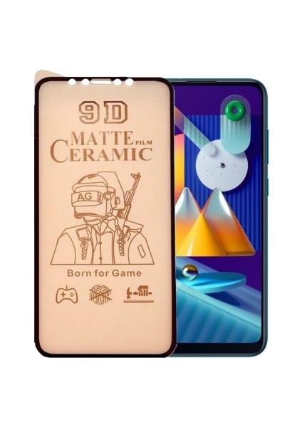 Samsung M11 Ekran Koruyucu 9d Mat Seramik Nano Tam Kaplayan