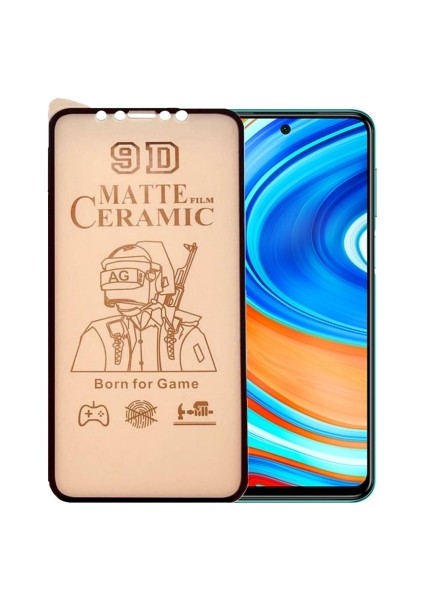 Xiaomi Redmi Note 9 Pro Ekran Koruyucu 9d Mat Seramik Nano