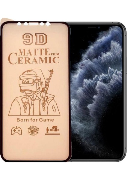 Apple iPhone 11 Pro Ekran Koruyucu 9d Mat Seramik Nano Tam Kaplayan