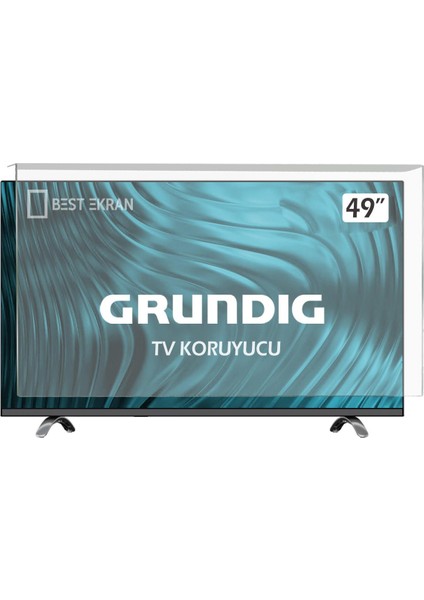 Grundıg 49GDU7810B Tv Ekran Koruyucu - Grundig 49" Inç 123 Ekran Koruyucu 49 Gdu 7810B