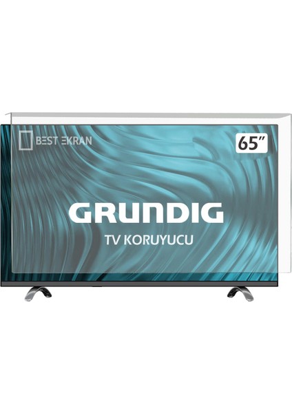Grundig 65 Ggu 7900 B Tv Ekran Koruyucu - Grundig 65" Inç Tv Ekran Koruyucu Şeffaf Paneli 65GGU7900B