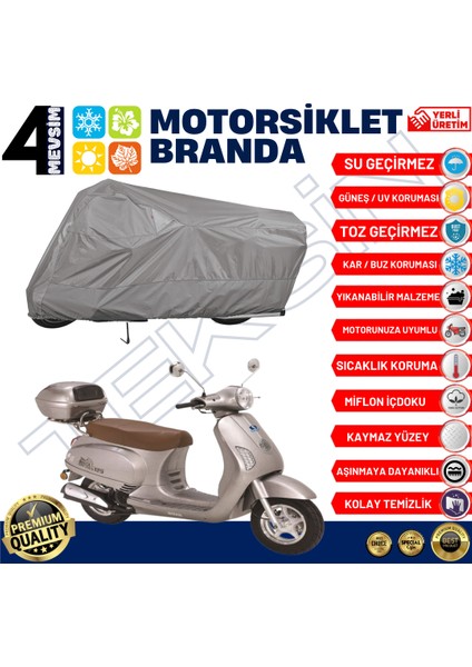 Bisan Sardes 125 Motosiklet Brandası Motor Branda (A+ Kalite) fiyatları