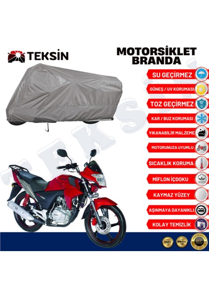 Bisan Tornado Fk T 150 Motosiklet Brandası Motor Branda (A+ Kalite)