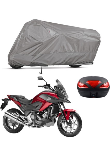 Honda Nc 700 x Arka Çanta Uyumlu Motosiklet Brandası Motor Brandası (A+ Kalite)