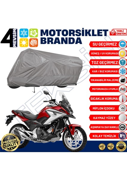 Honda Nc 700 x Arka Çanta Uyumlu Motosiklet Brandası Motor Brandası (A+ Kalite) fiyatları