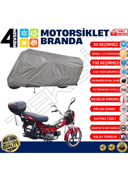 Kuba Leopar 100 Motosiklet Brandası Motor Branda (A+ Kalite) fiyatları