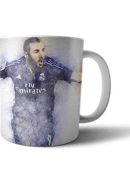 Karim Benzema Kupa Bardak Model 5