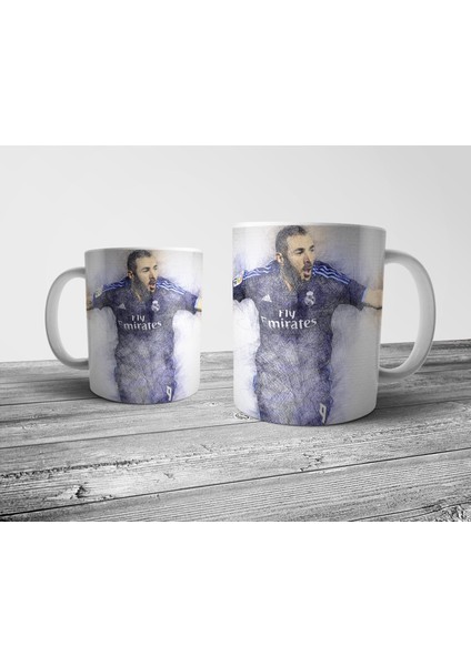 Karim Benzema Kupa Bardak Model 5