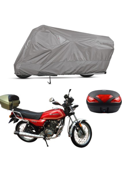 Presto PR125 Scooter Arka Çanta Uyumlu Motosiklet Brandası Motor Brandası (A+ Kalite)