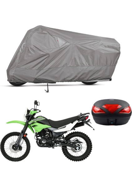 Mondial X-Treme Max 200 Arka Çanta Uyumlu Motosiklet Brandası Motor Brandası (A+ Kalite)