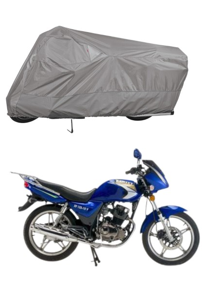 Ramzey QM125 T Arka Çanta Uyumlu Motosiklet Brandası Motor Brandası (A+ Kalite)