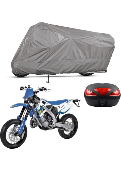 Tm Racing Smr 250 Fes Arka Çanta Uyumlu Motosiklet Brandası Motor Brandası (A+ Kalite)