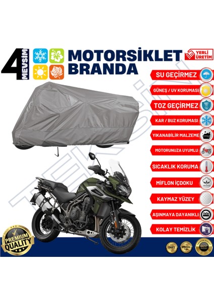 Triumph Tiger Explorer Xcx Motosiklet Brandası Motor Branda (A+ Kalite) fiyatları