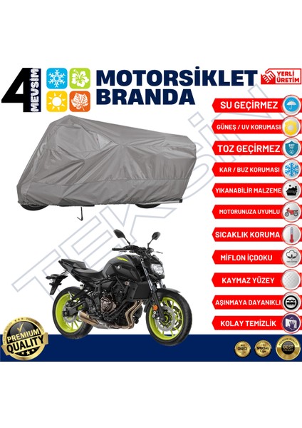 Yamaha Mt-07 Abs Motosiklet Brandası Motor Branda (A+ Kalite)
