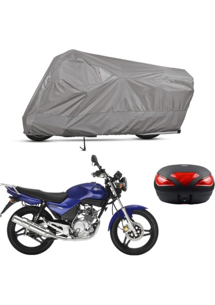 Yamaha Ybr 125 Arka Çanta Uyumlu Motosiklet Brandası Motor Brandası (A+ Kalite)
