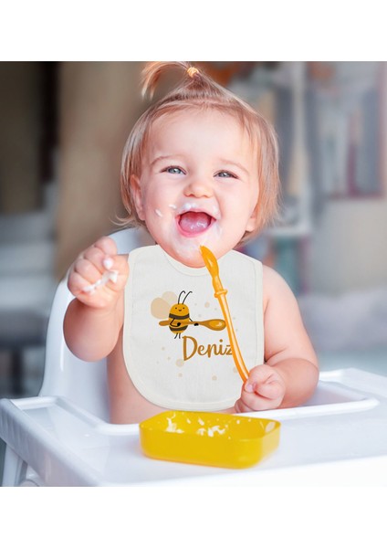 Kids Kişiye Özel Isimli Bebek Mama Önlüğü - Model 38 fiyatları