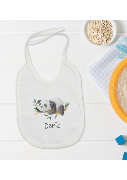 Kids Kişiye Özel Isimli Bebek Mama Önlüğü - Model 25