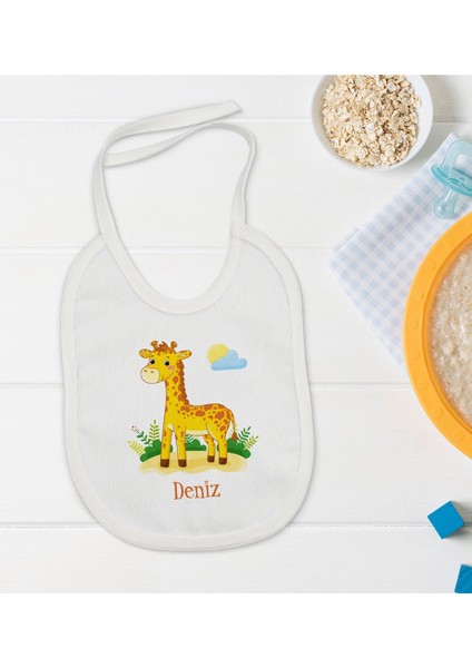 Kids Kişiye Özel Isimli Bebek Mama Önlüğü - Model 20