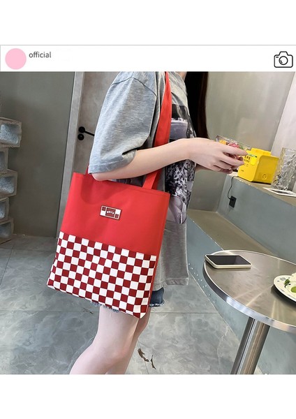 Öğrenci Okul Çantası Seti Kırmızı (Yurt Dışından) fırsatları