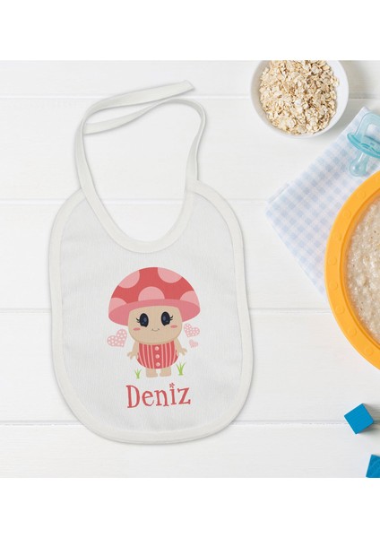 Kids Kişiye Özel Isimli Bebek Mama Önlüğü - Model 10