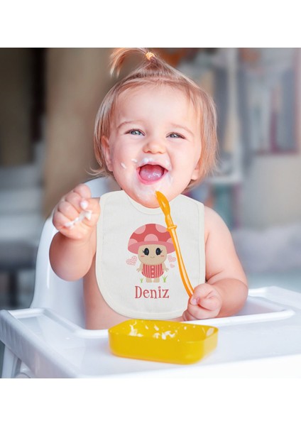 Kids Kişiye Özel Isimli Bebek Mama Önlüğü - Model 10 fiyatları
