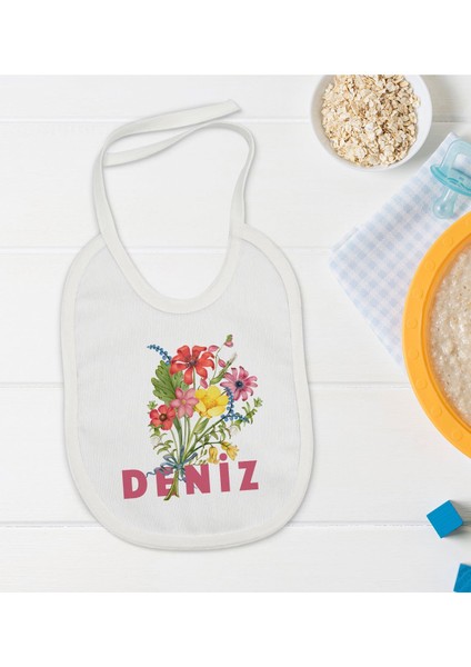 Kids Kişiye Özel Isimli Bebek Mama Önlüğü - Model 9