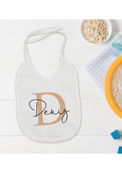 Kids Kişiye Özel Isimli Bebek Mama Önlüğü - Model 3