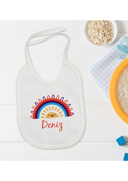 Kids Kişiye Özel Isimli Bebek Mama Önlüğü - Model 1