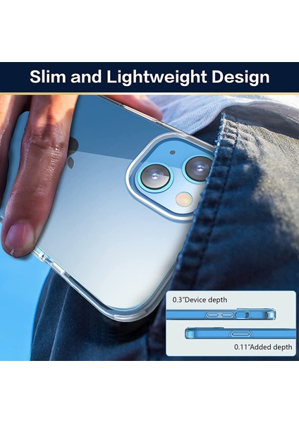 iPhone 13 Kılıf 6.1 Inch Şeffaf Süper Silikon Kamera Korumalı modelleri