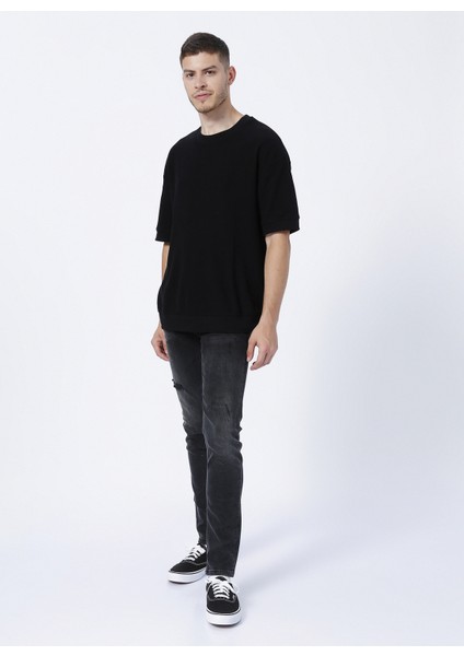 Normal Bel Skinny Fit Gri Erkek Denim Pantolon 22.01.70.004_XAVIER Jeans