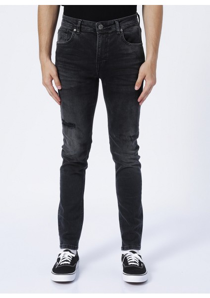Normal Bel Skinny Fit Gri Erkek Denim Pantolon 22.01.70.004_XAVIER Jeans