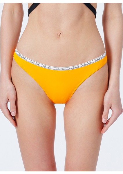 Calvin Klein Sarı Kadın Bikini Alt KW0KW01710ZEG002