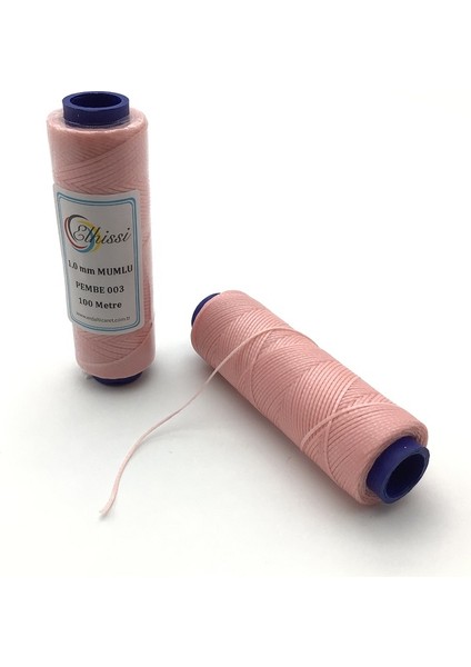 Mumlu Ip (1mm, 100MT, Color Pembe 003)
